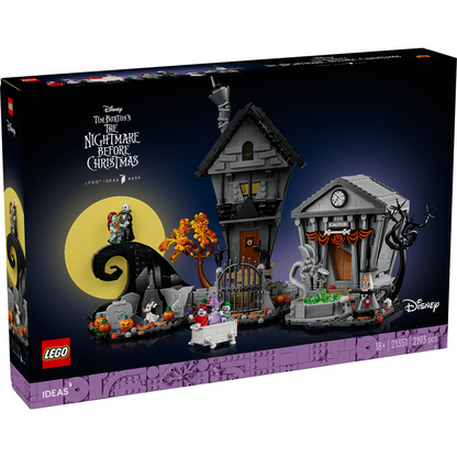 LEGO® Ideas Disney Tim Burton’s The Nightmare Before Christmas - Bộ Lắp Ráp Mô Hình Halloween Town 21351 - Hình ảnh sản phẩm