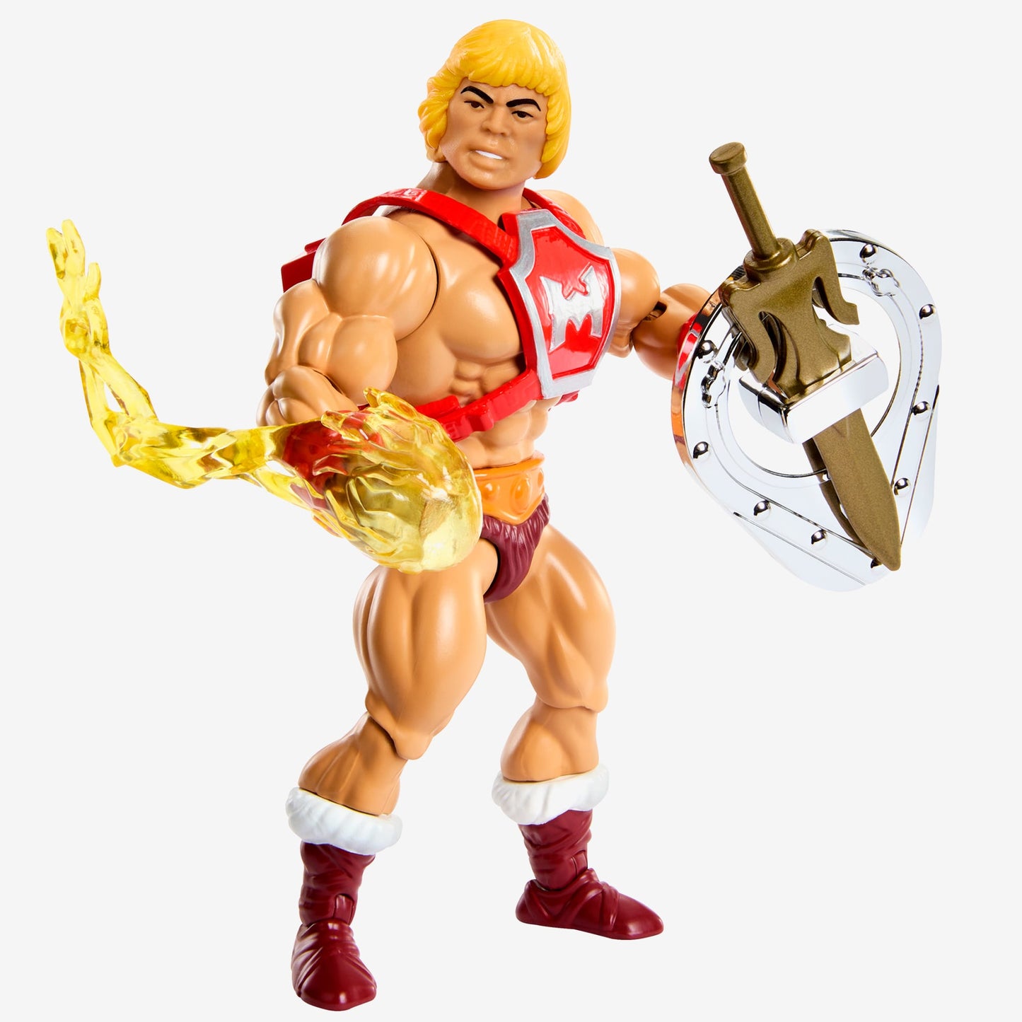 Masters of the Universe Origins Thunder Punch He-Man Deluxe Action Figure - Mô Hình Hành Động Cao Cấp - Mattel HKM81 - Hình ảnh chi tiết 2