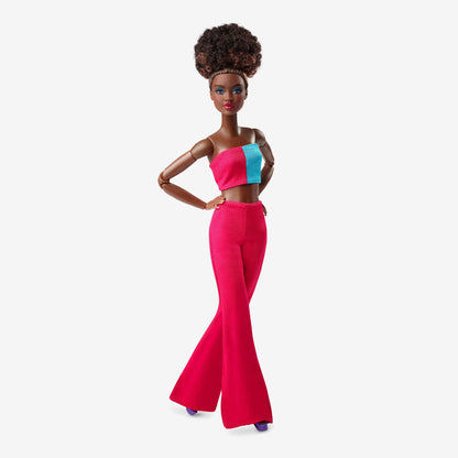 Barbie Looks Doll (Original, Curly Black Hair) - Búp bê thời trang sưu tầm Signature #14 - Mattel HJW81 - Hình ảnh chi tiết 2