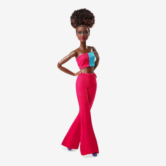 Barbie Looks Doll (Original, Curly Black Hair) - Búp bê thời trang sưu tầm Signature #14 - Mattel HJW81 - Hình ảnh chi tiết 2