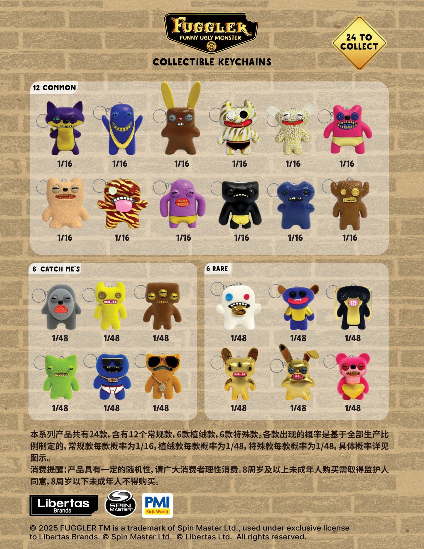 Fuggler Gold Edition Keychain Blind Box