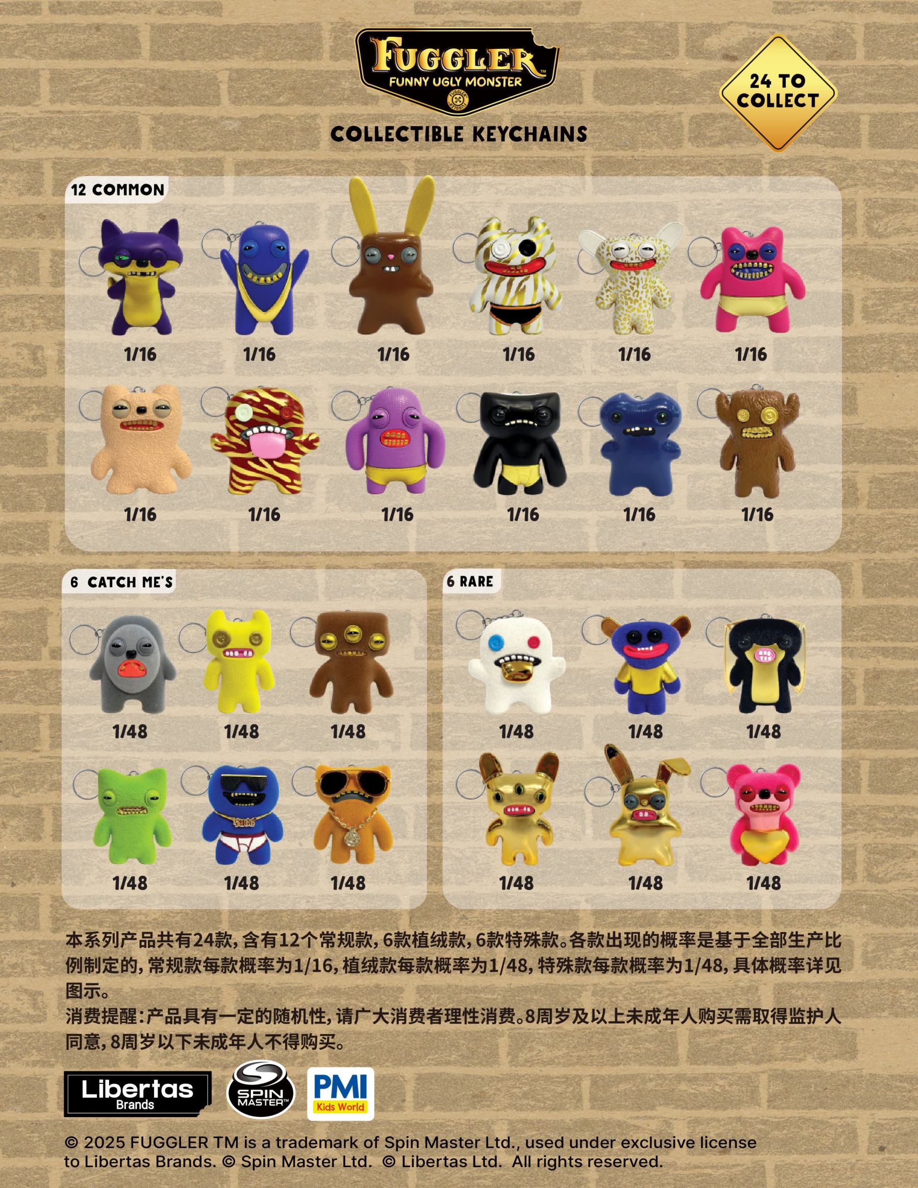Fuggler Gold Edition Keychain Blind Box