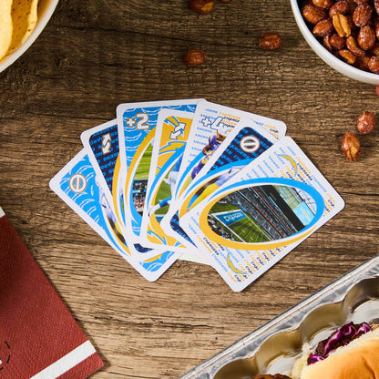 UNO Fandom NFL Los Angeles Chargers Game Deck - Bộ Bài Thẻ Bài Sưu Tầm Mattel - Hình ảnh bổ sung 4