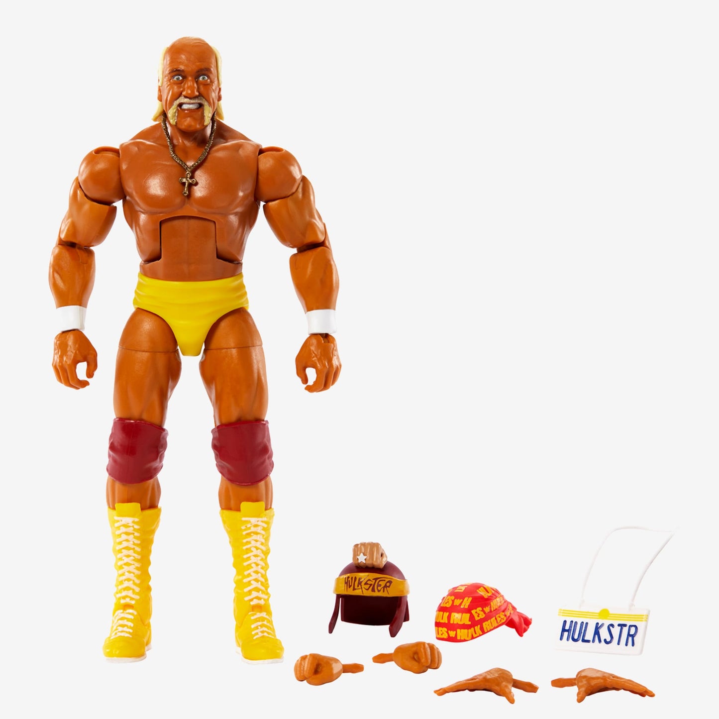 WWE Hulk Hogan Elite Collection Action Figure - Mô Hình Hành Động Siêu Sao - Mattel HDF43 - Hình ảnh sản phẩm