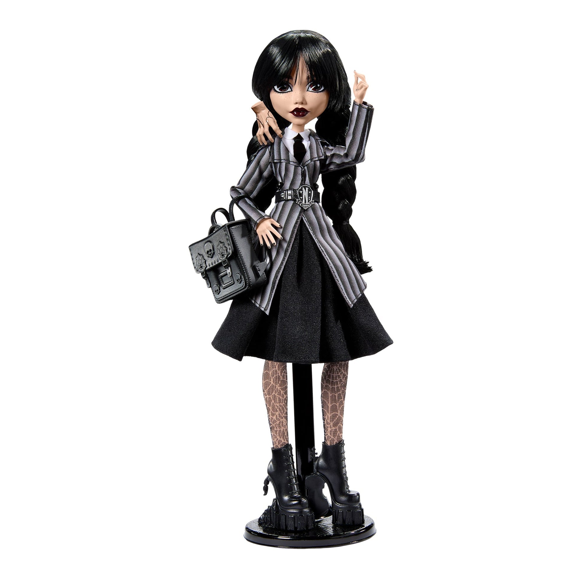 Monster High Wednesday Addams Doll - Búp bê Sưu tầm Nevermore Academy - Mattel - Hình ảnh bổ sung 6