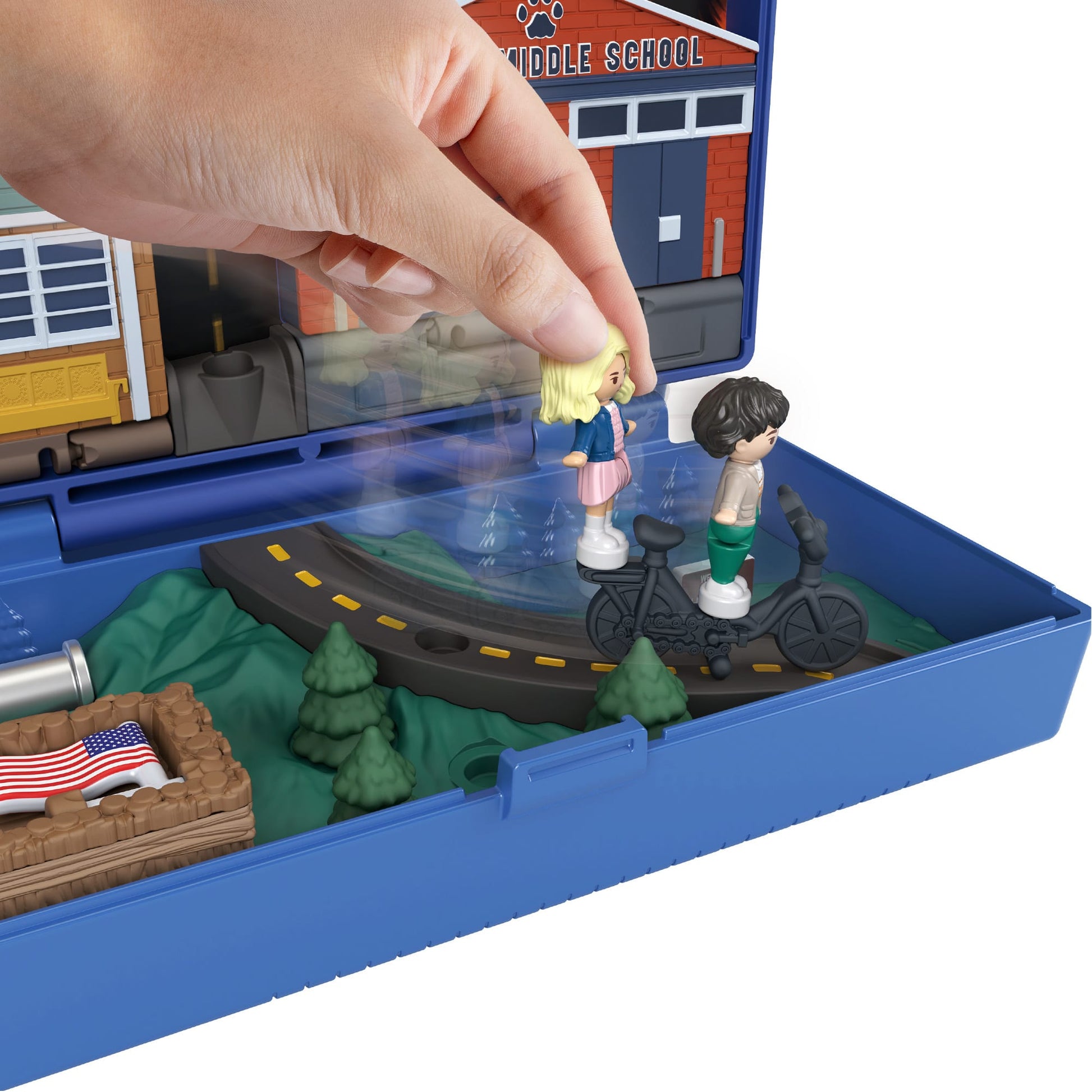 Polly Pocket Collector Stranger Things Compact - Bộ Đồ Chơi Mô Hình Sưu Tầm - Mattel HWP22 - Hình ảnh bổ sung 8