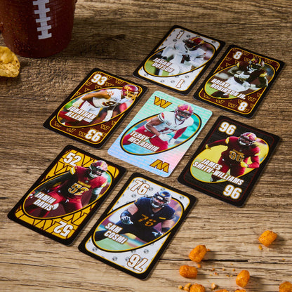 UNO Fandom NFL Washington Commanders Game Deck - Bộ Bài Thẻ Bài Thể Thao NFL Mattel JDK13 - Hình ảnh bổ sung 4