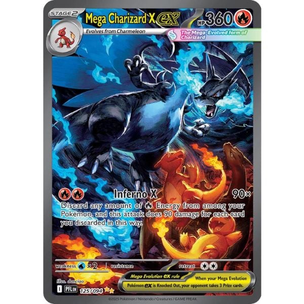 Thẻ bài Pokemon TCG ME02 Phantasmal Flames Booster Pack tiếng Anh