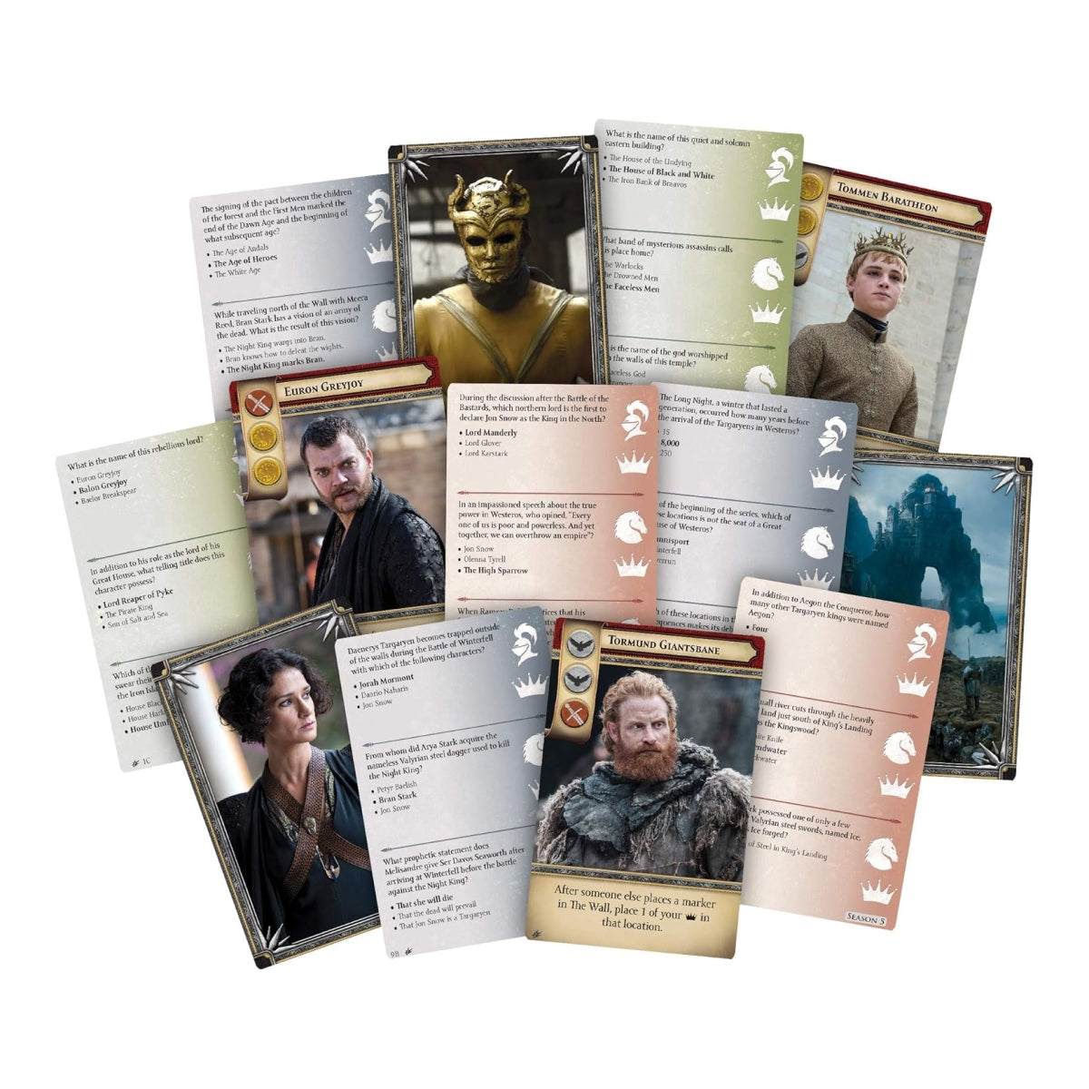 Game Of Thrones: The Trivia Game Seasons 5-8 Expansion | Bản Mở Rộng Board Game Đố Vui | Fantasy Flight Games - Hình ảnh chi tiết 2