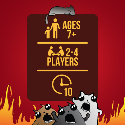 Exploding Kittens Original: Grab & Game Edition - Board Game Mèo Nổ Mini - Exploding Kittens - Góc nhìn khác 3