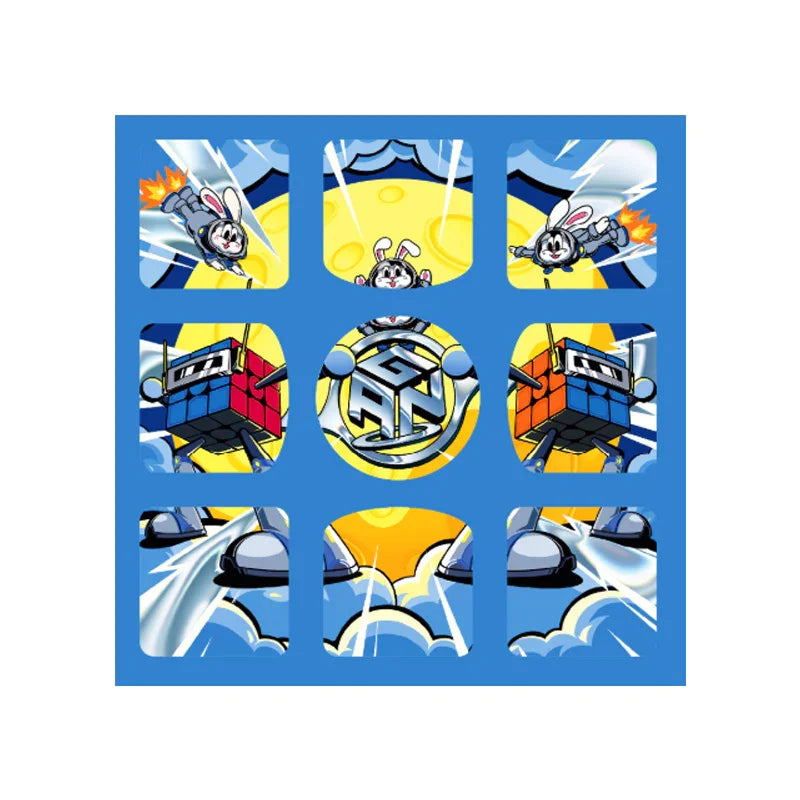 GAN Cube Stickers - Miếng Dán Trang Trí Rubik Chính Hãng GANCUBE - Hình ảnh chi tiết 2