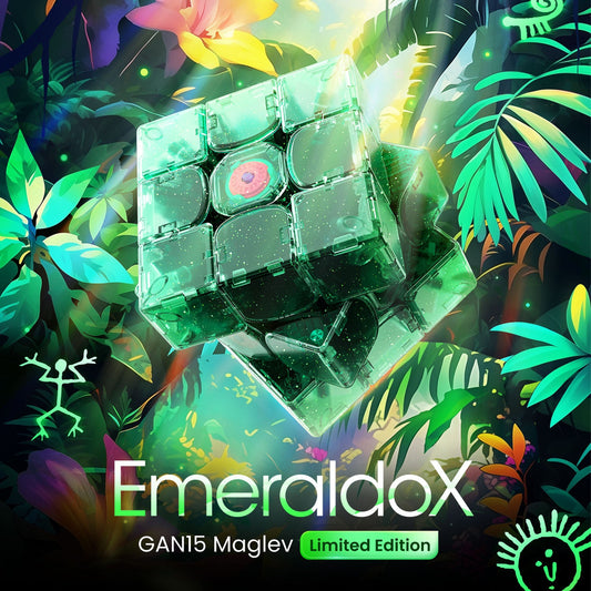 2025 Summer Limited Edition GAN15 Maglev EmeraldoX - Rubik 3x3 Cao Cấp GANCUBE