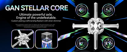 GAN251 M Leap Ten Years Grand Gift Set - Rubik 2x2 Nam Châm Kỷ Niệm 10 Năm GANCUBE