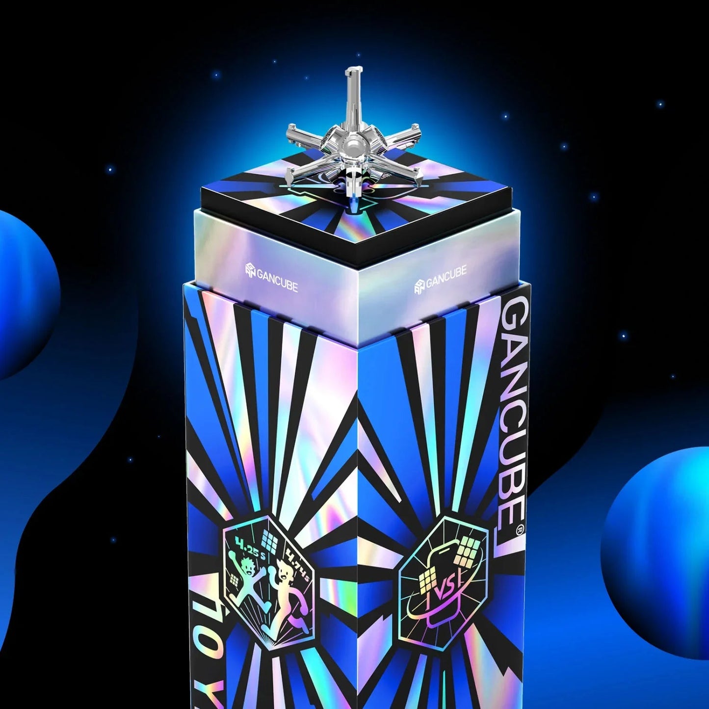 GAN251 M Leap Ten Years Grand Gift Set - Rubik 2x2 Nam Châm Kỷ Niệm 10 Năm GANCUBE