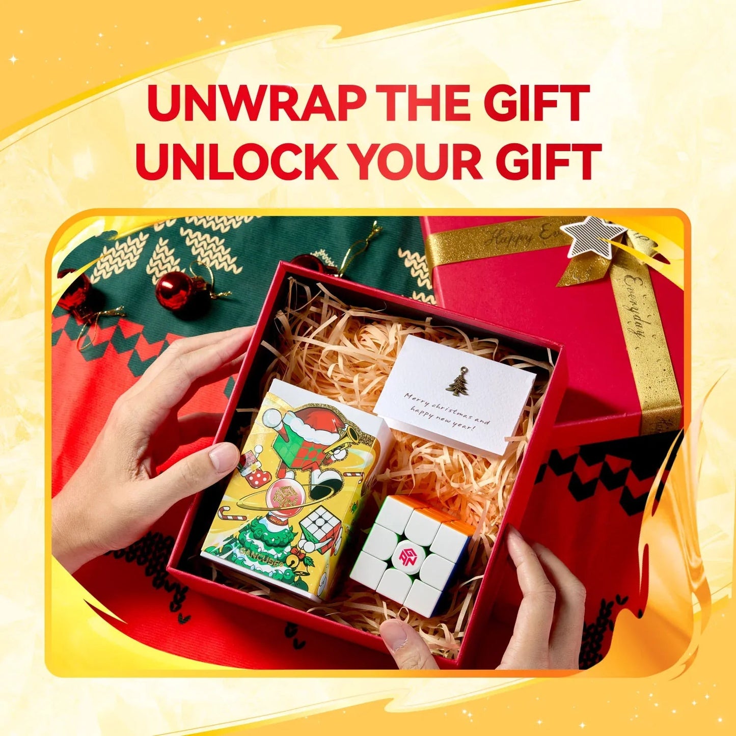 Rubik GAN356 M E Phiên Bản Giáng Sinh (Christmas Edition)