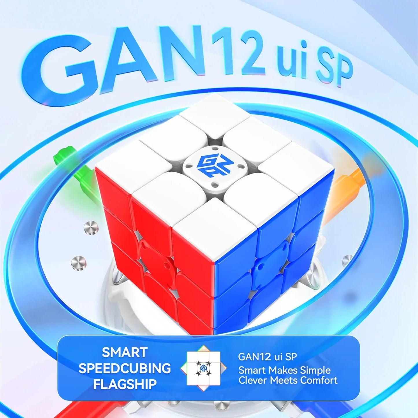 GAN12 ui SP Smart Cube - Rubik 3x3 Thông Minh Cao Cấp - GANCUBE