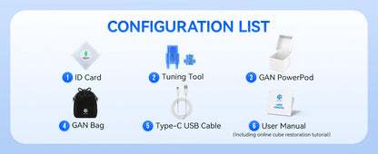 GAN12 ui SP Smart Cube - Rubik 3x3 Thông Minh Cao Cấp - GANCUBE