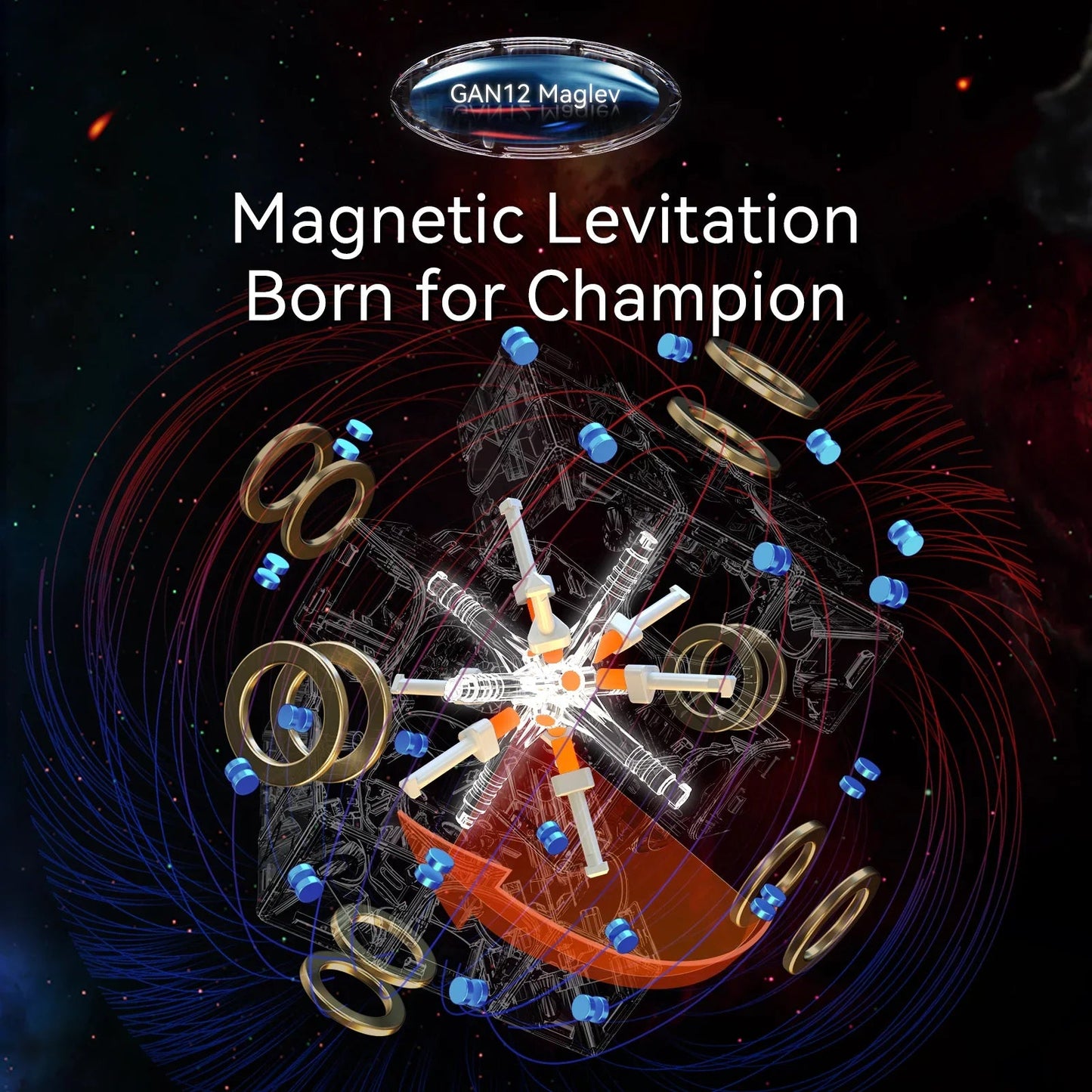 Rubik GAN12 Maglev 3x3 - Siêu Phẩm Speed Cube Cao Cấp