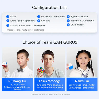 GAN12 ui FreePlay Smart Cube - Rubik 3x3 Thông Minh Cao Cấp GANCUBE