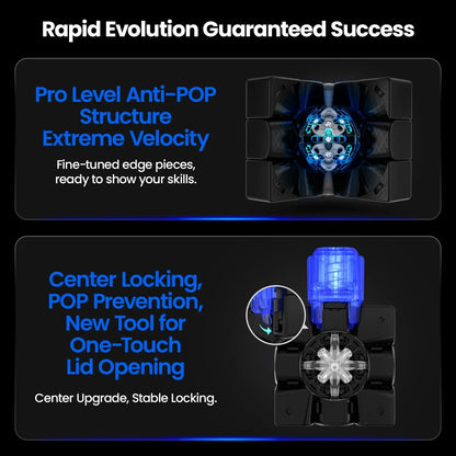 Rubik GAN14 Maglev Pro - Siêu Phẩm Speed Cube 3x3 Từ Tính