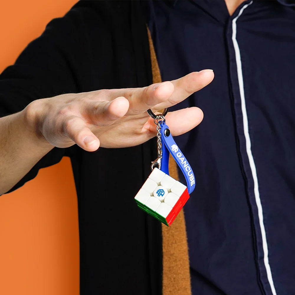 GAN330 Keychain - Móc Khóa Rubik 3x3 Mini Cao Cấp - GANCUBE