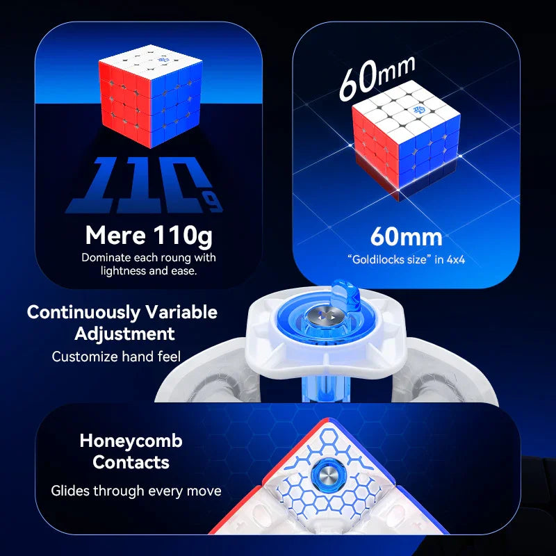 GAN460 M V2 4x4 Magnetic Speed Cube - Rubik 4x4 Nam Châm Cao Cấp - GANCUBE GANCUBE - ảnh 2 - Rubik 4x4
