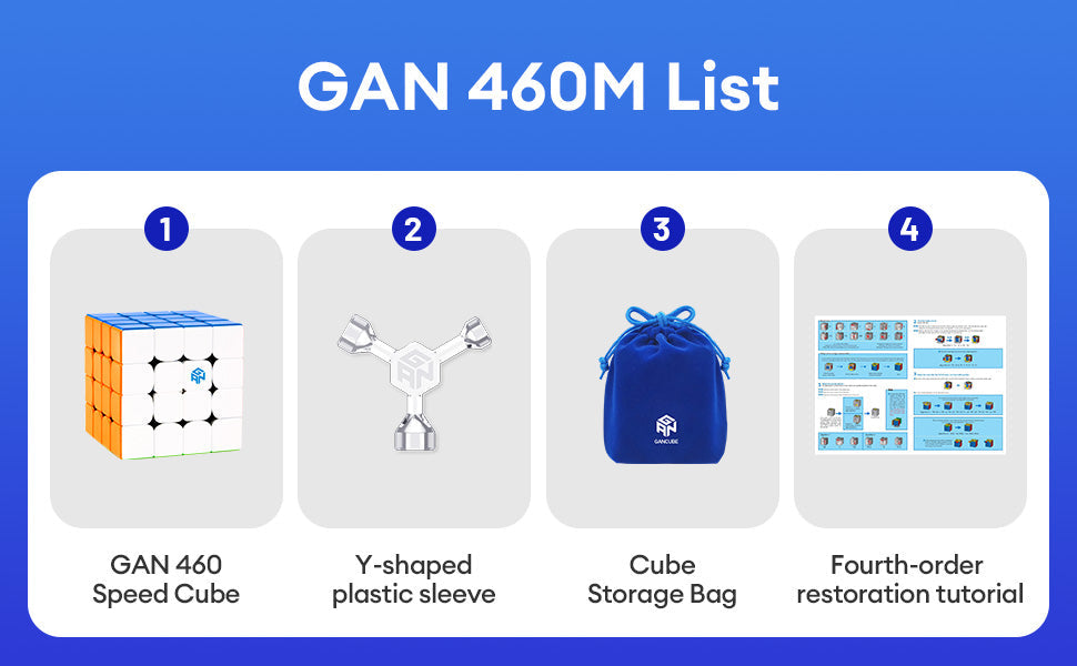 GAN460 M V1 - Rubik 4x4 Nam Châm Tốc Độ Cao Cấp - GANCUBE GANCUBE - ảnh 6 - 4x4 Magnetic Speed Cube