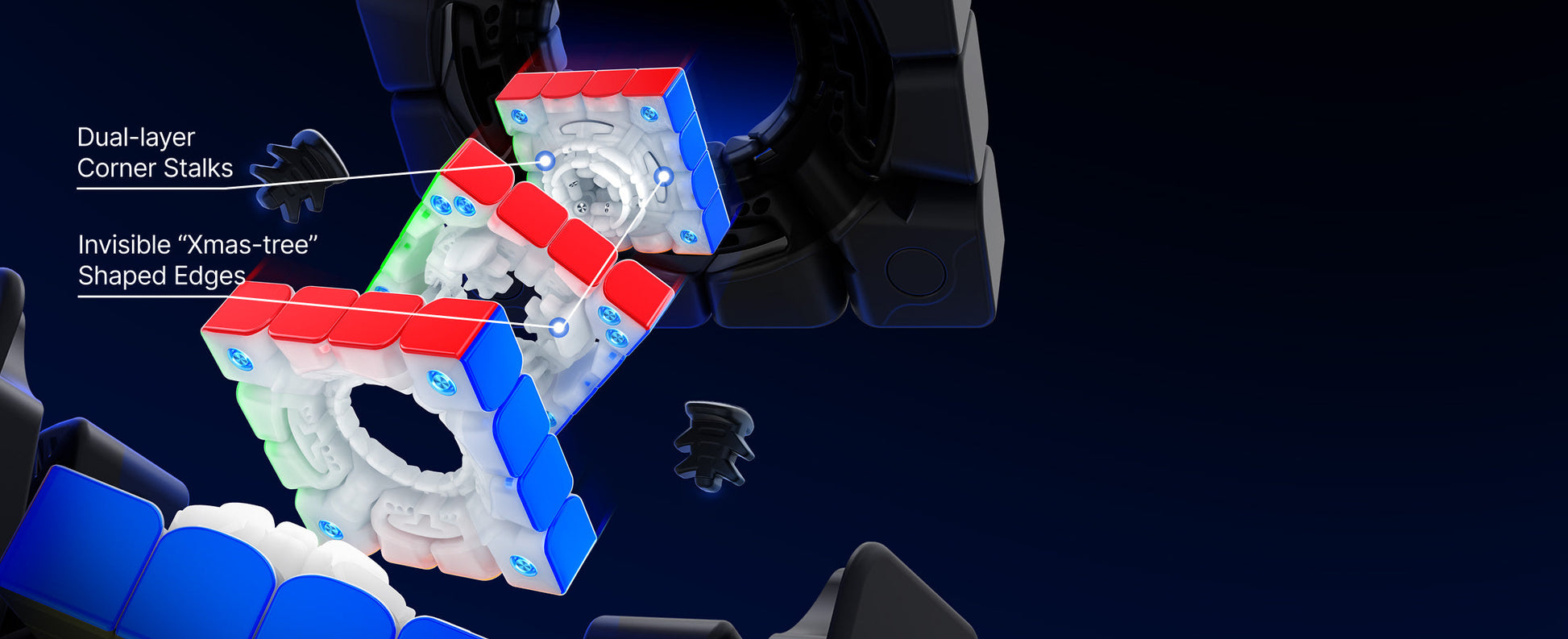 GAN460 M V2 4x4 Magnetic Speed Cube - Rubik 4x4 Nam Châm Cao Cấp - GANCUBE GANCUBE - ảnh 6 - Rubik 4x4
