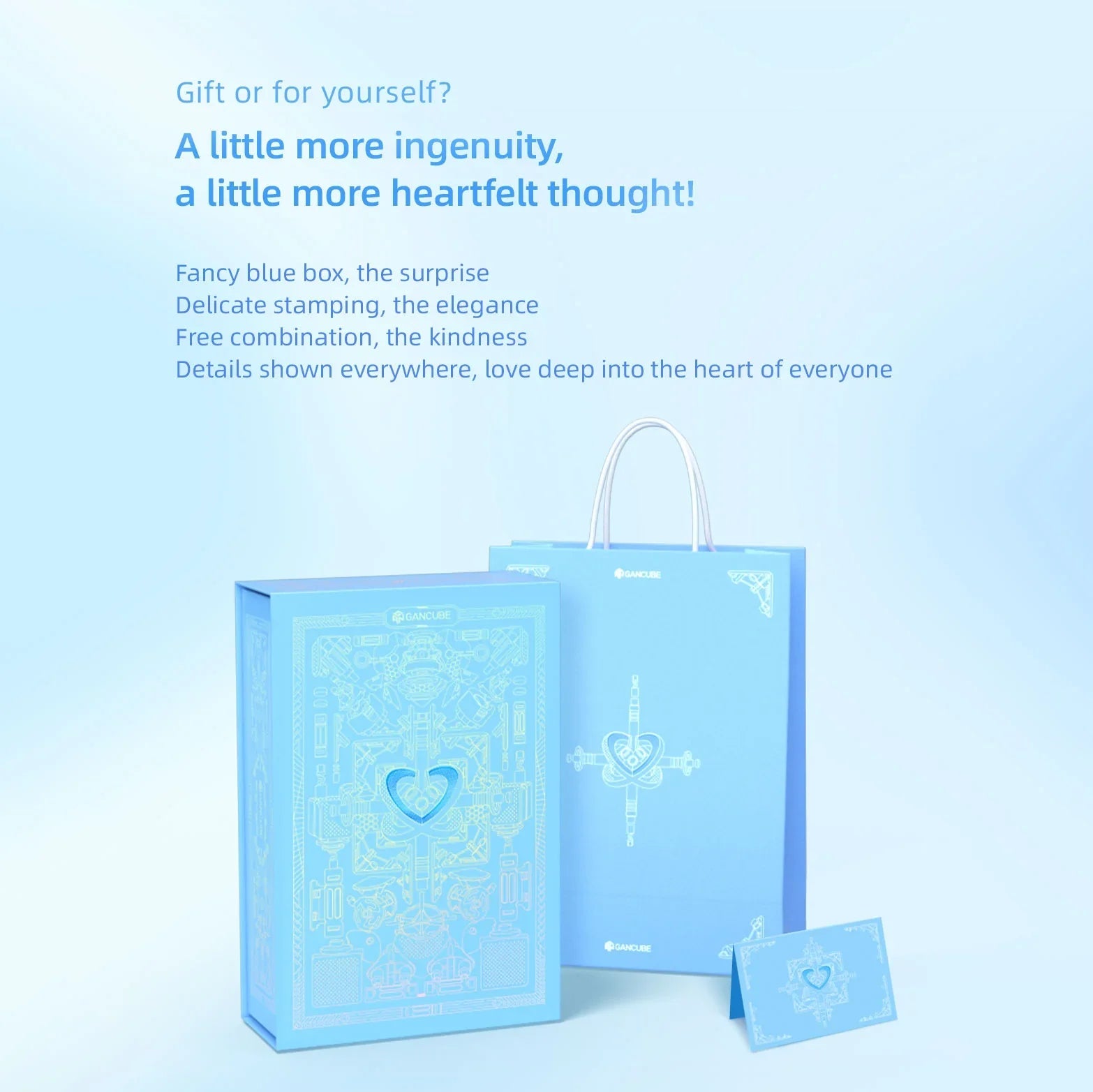 GAN Blue Box Gift Box Set - Bộ Quà Tặng Rubik Cao Cấp - GANCUBE - Hình ảnh bổ sung 4