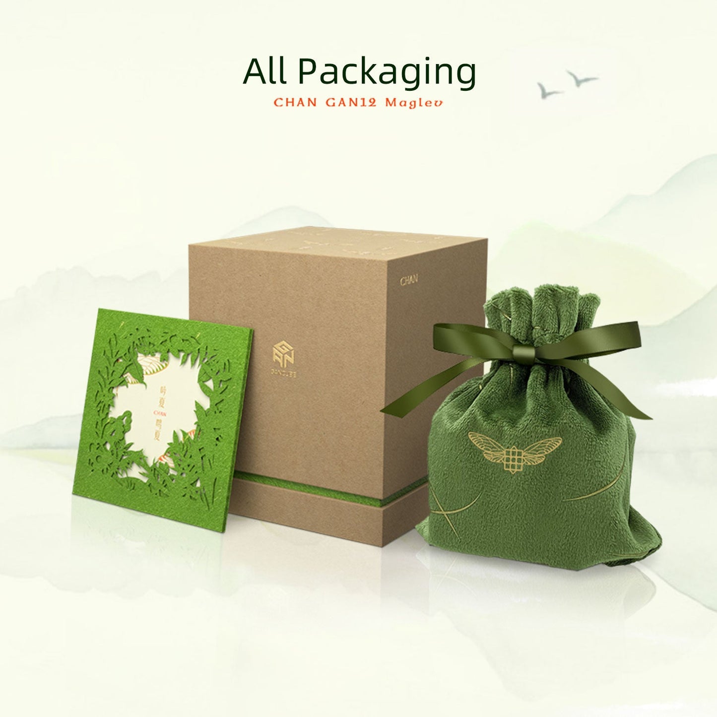 2022 Summer Limited Edition GAN12 Maglev Chan - Rubik 3x3 Sưu Tầm Cao Cấp GANCUBE