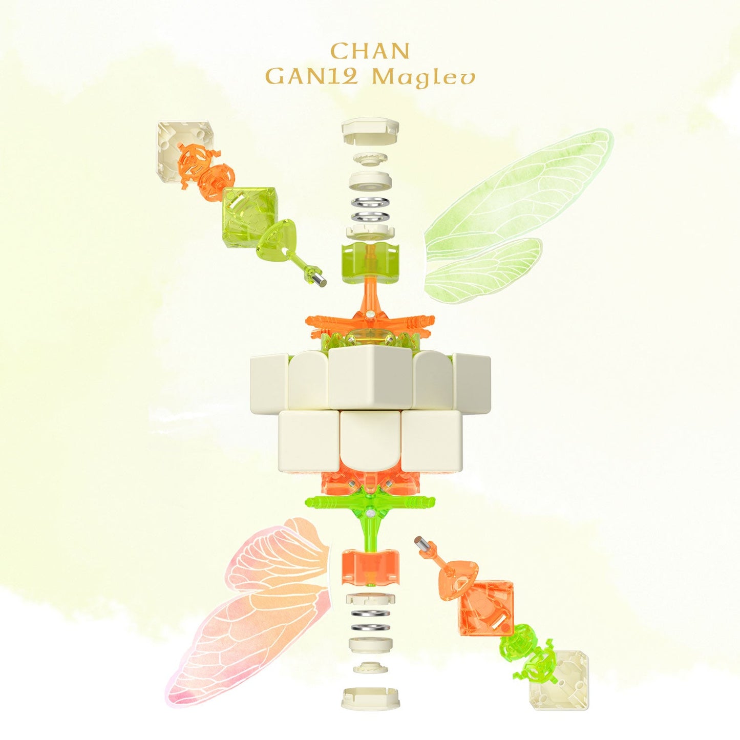 2022 Summer Limited Edition GAN12 Maglev Chan - Rubik 3x3 Sưu Tầm Cao Cấp GANCUBE