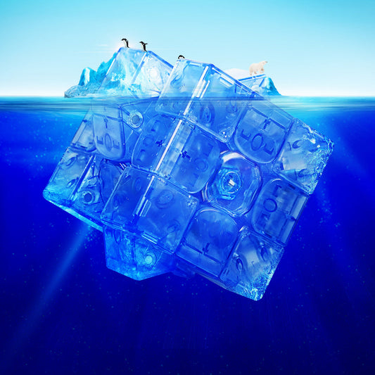 2019 Summer Limited Edition GAN356 X Crystal Blue - Rubik 3x3 Sưu Tầm - GANCUBE