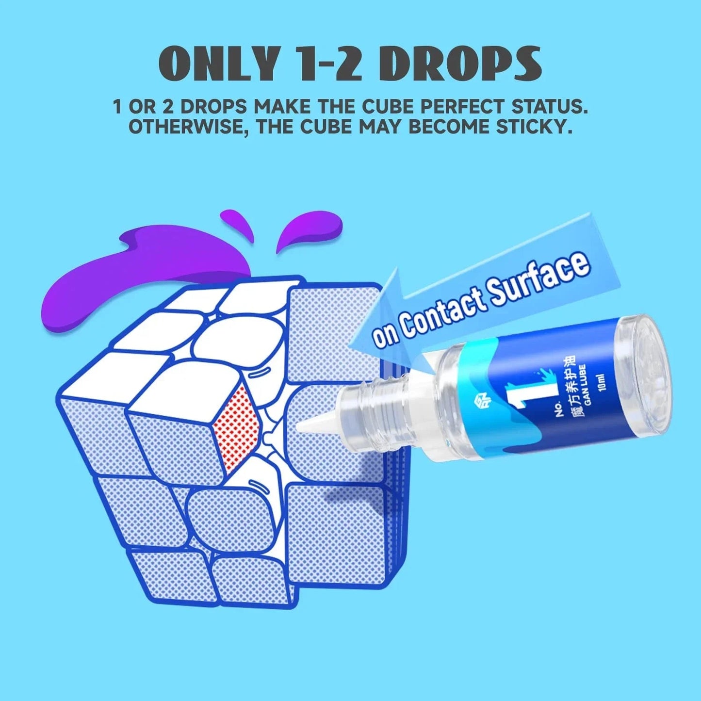 GAN Speed Cube Lube - Dầu Bôi Trơn Rubik Cao Cấp - GANCUBE