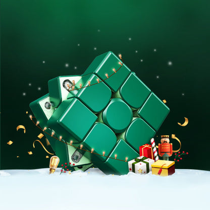 2019 Winter Limited Edition GAN356 X S Evergreen - Rubik 3x3 Phiên Bản Giới Hạn - GANCUBE