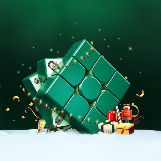 2019 Winter Limited Edition GAN356 X S Evergreen - Rubik 3x3 Phiên Bản Giới Hạn - GANCUBE