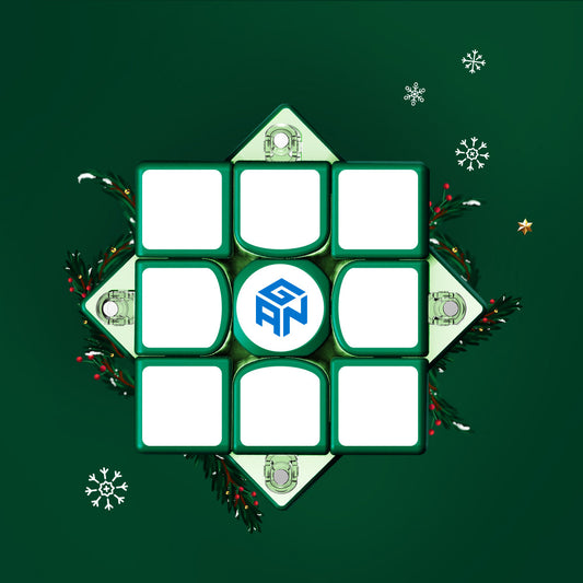 2019 Winter Limited Edition GAN356 X S Evergreen - Rubik 3x3 Phiên Bản Giới Hạn - GANCUBE