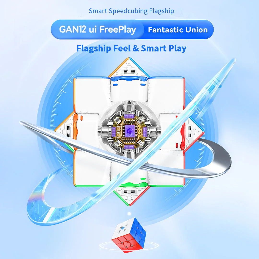 GAN12 ui FreePlay Smart Cube - Rubik 3x3 Thông Minh Cao Cấp GANCUBE