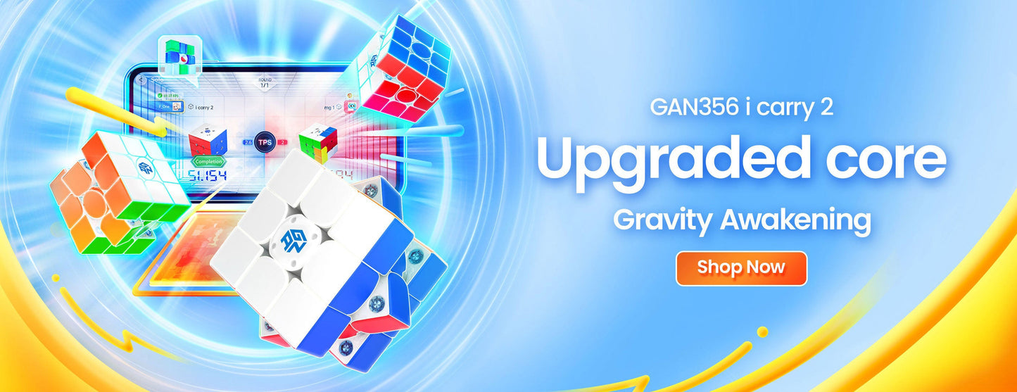 Bộ Quà Tặng Rubik Thông Minh GAN356 i Carry 2 - Phiên Bản Kỷ Niệm 10 Năm (UV Coated)