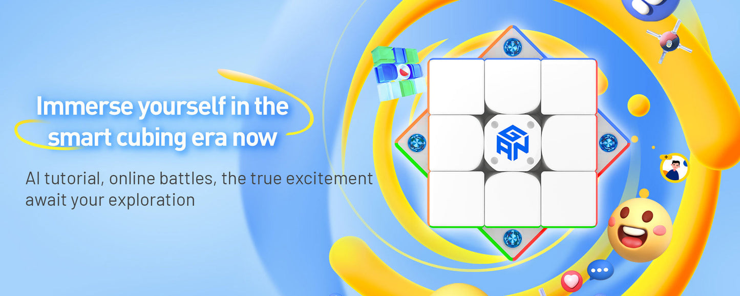 Bộ Quà Tặng Rubik Thông Minh GAN356 i Carry 2 - Phiên Bản Kỷ Niệm 10 Năm (UV Coated)