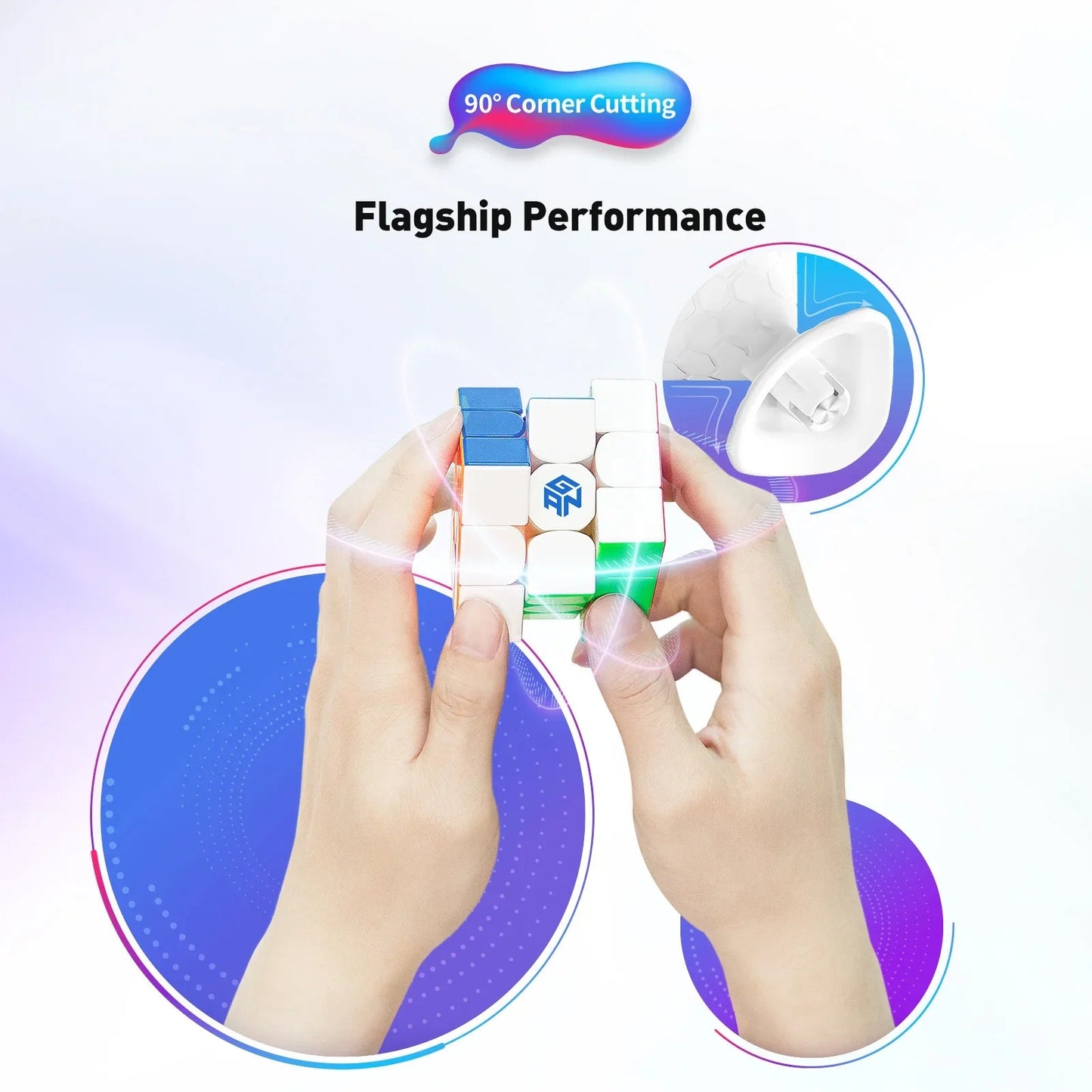 GAN11 Series - Rubik 3x3 Flagship Nam Châm Cao Cấp - GANCUBE