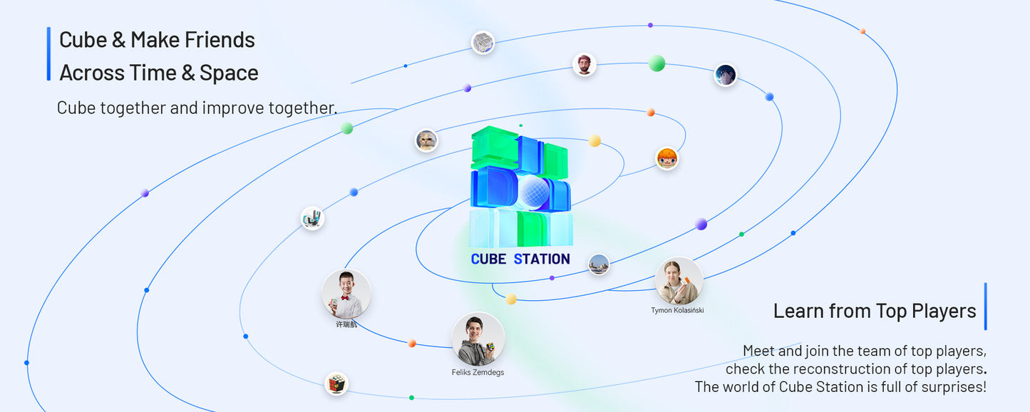 GAN12 ui FreePlay Smart Cube - Rubik 3x3 Thông Minh Cao Cấp GANCUBE