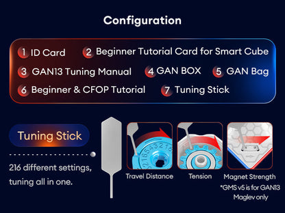 GAN13 Maglev Rubik 3x3 Nam Châm Tốc Độ Cao Cấp GANCUBE