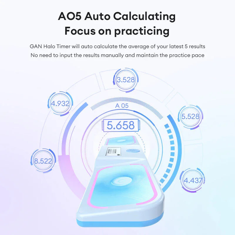 GAN Halo Smart Timer - Đồng hồ bấm giờ Rubik thông minh - GANCUBE - Hình ảnh bổ sung 5