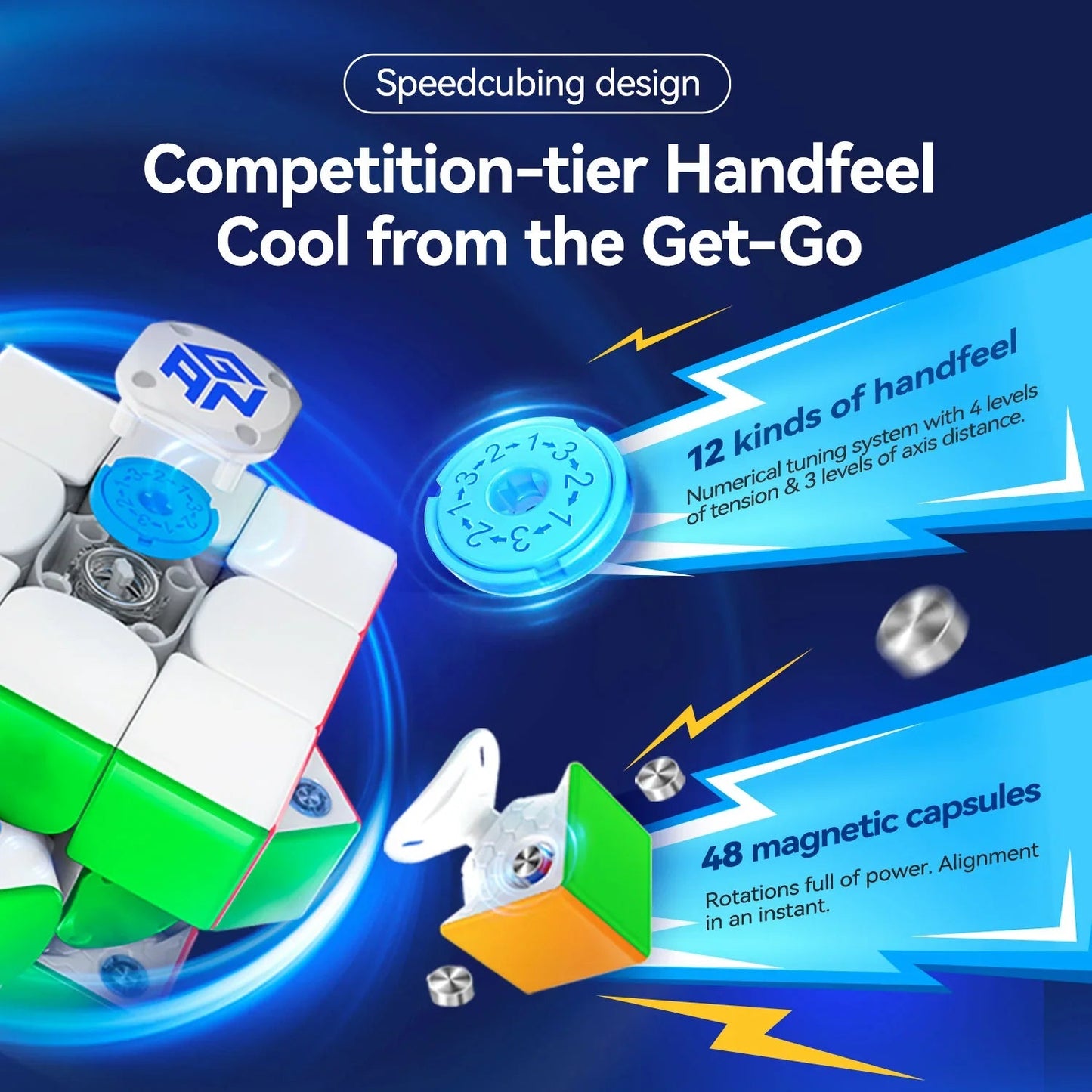 GAN356 i Carry E Smart Cube - Rubik 3x3 Thông Minh Bluetooth - GANCUBE