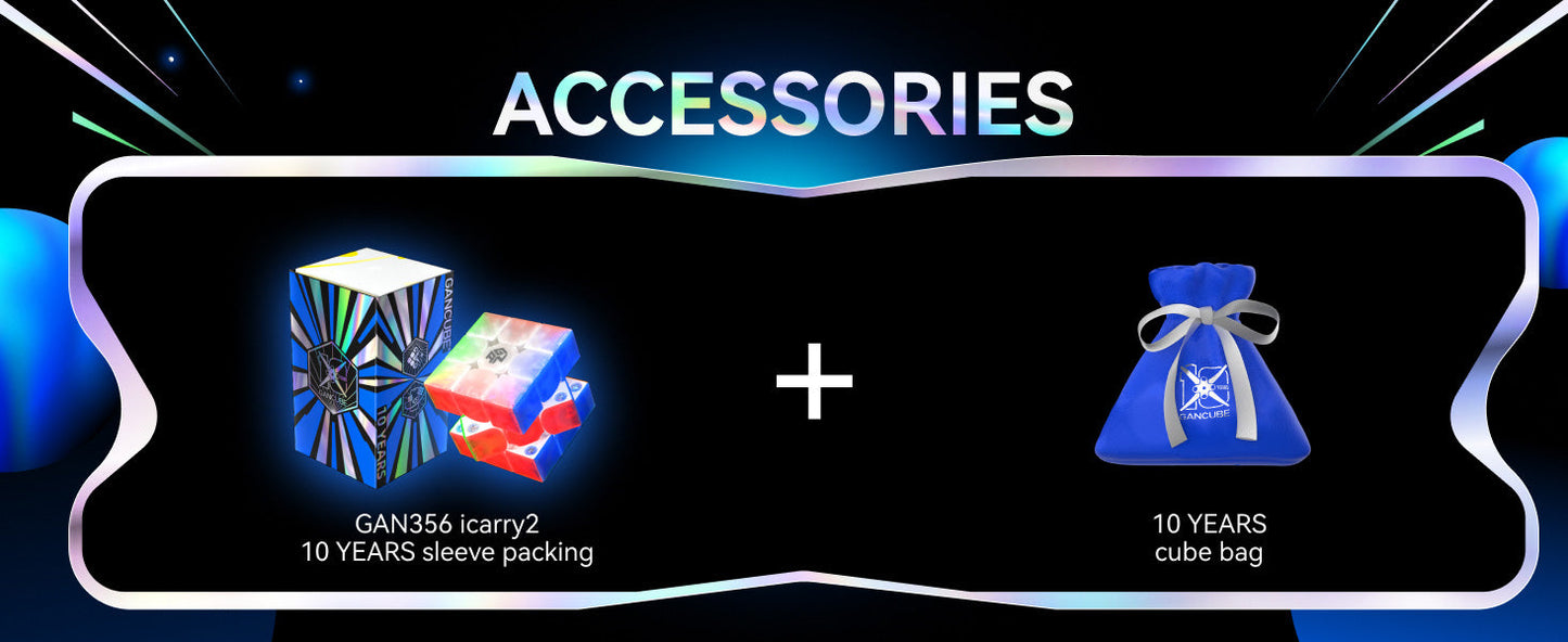 GAN356 i carry 2 Smart Cube - Rubik 3x3 Thông Minh - GANCUBE