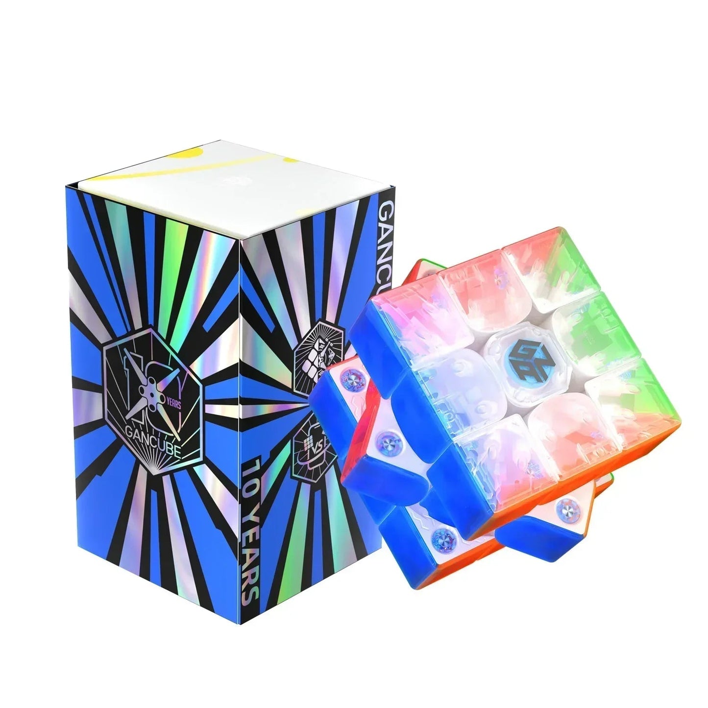 Bộ Quà Tặng Rubik Thông Minh GAN356 i Carry 2 - Phiên Bản Kỷ Niệm 10 Năm (UV Coated)