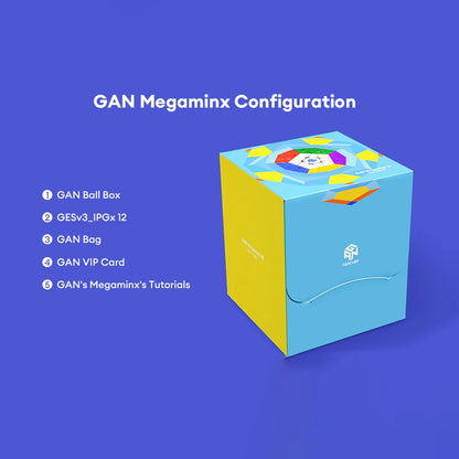 GAN Megaminx M - Rubik Megaminx 12 Mặt Có Nam Châm - GANCUBE