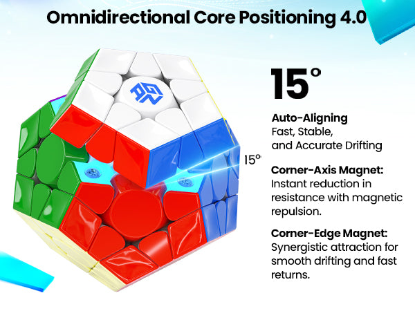 GAN Megaminx Maglev | Rubik Megaminx Đệm Từ Cao Cấp | GANCUBE