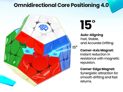 GAN Megaminx Maglev | Rubik Megaminx Đệm Từ Cao Cấp | GANCUBE