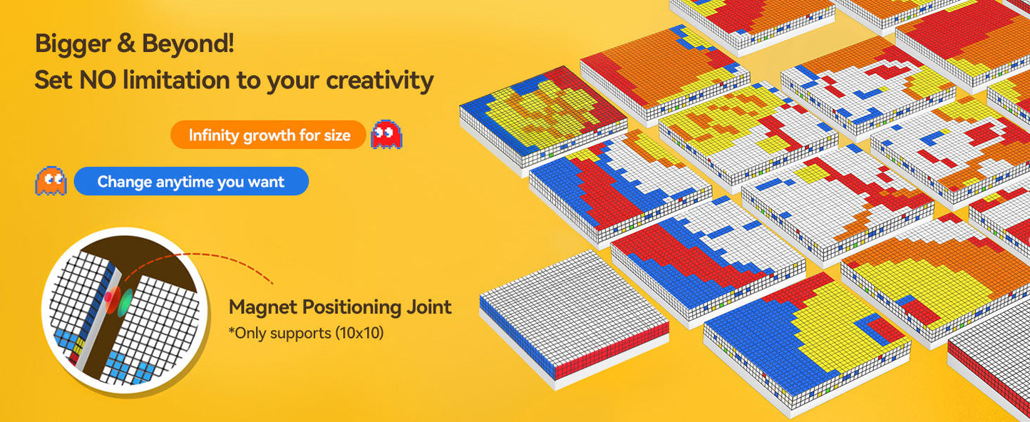 GAN328 Mosaic Cubes - Bộ Rubik Nghệ Thuật Pixel - GANCUBE